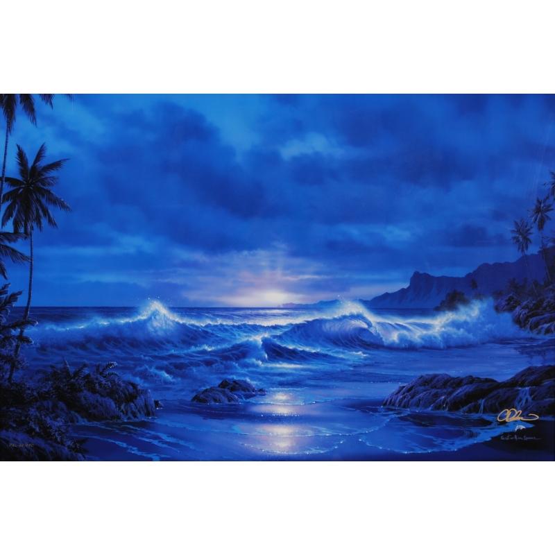 クリスチャン・リース・ラッセン 絵画 「ブルードーン・L」 海 絵 風景