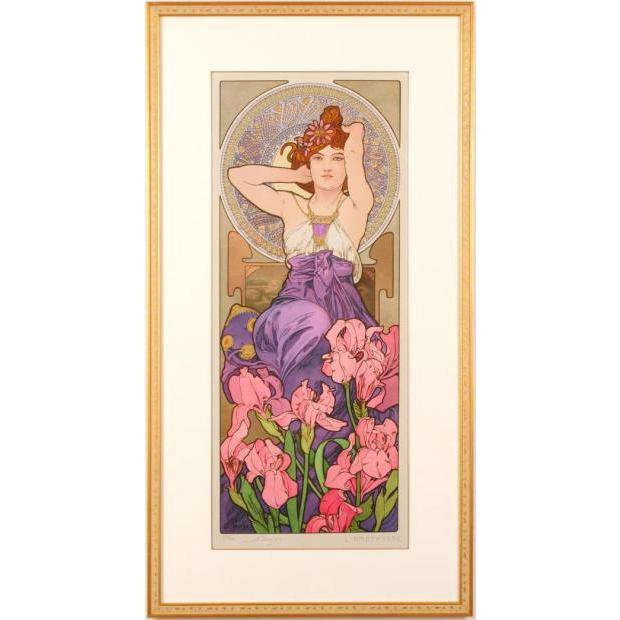 アルフォンス・ミュシャ 絵画 アールヌーボー リトグラフ 複製版画