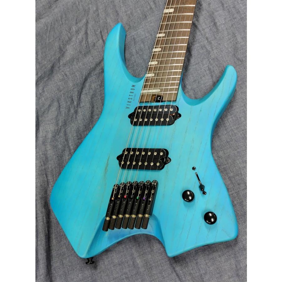 アウトレット特価】VIKSTROM GUITARS VSMH-270 SBL Sky Blue 7弦