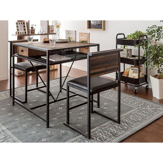 B.Bファニシング ダイニングテーブル おしゃれ 2人用 単品 木製