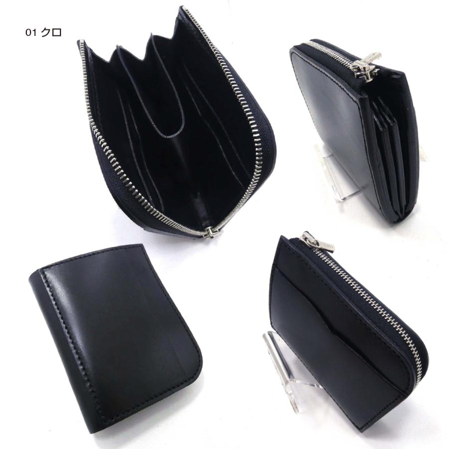 L字ファスナー ミニ財布 サドルレザー メンズ レディース ショート