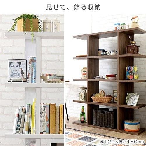オープンラック （約）幅90×高さ120cm 本棚 書棚 ディスプレイラック