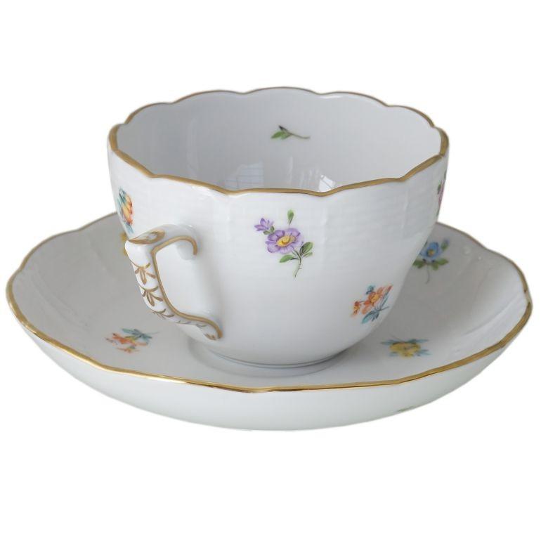 ヘレンド（HEREND） ティーカップ&ソーサー ミルフルール 洋食器 200ml