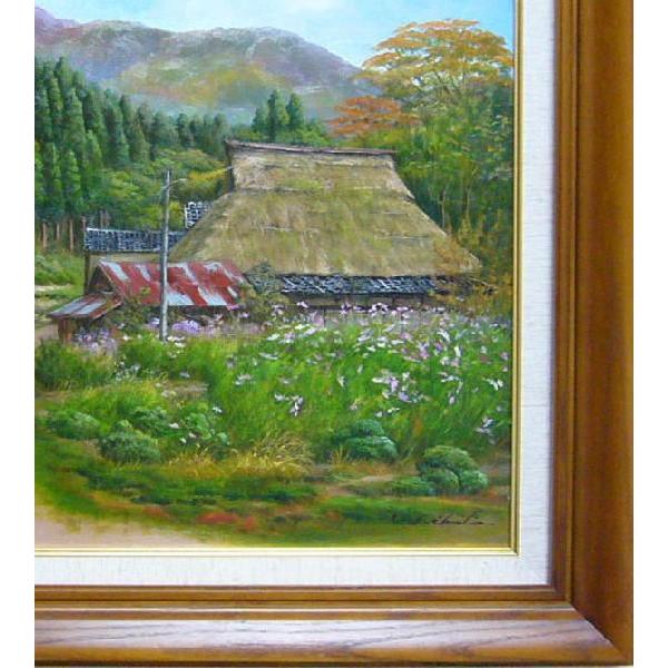 絵画 油絵 四方道夫 肉筆油絵 福井県途中谷 F10 : アートフジ - 通販