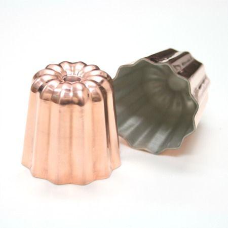 銅 カヌレ型 小 1個 銅製 : かっぱ橋 浅井商店 製菓製パン道具 - 通販