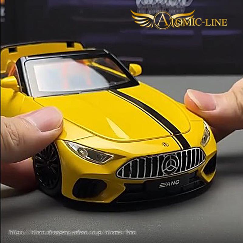 メルセデス ベンツ SL63 1/32 ミニカー 全3色 ライト点灯 エンジン