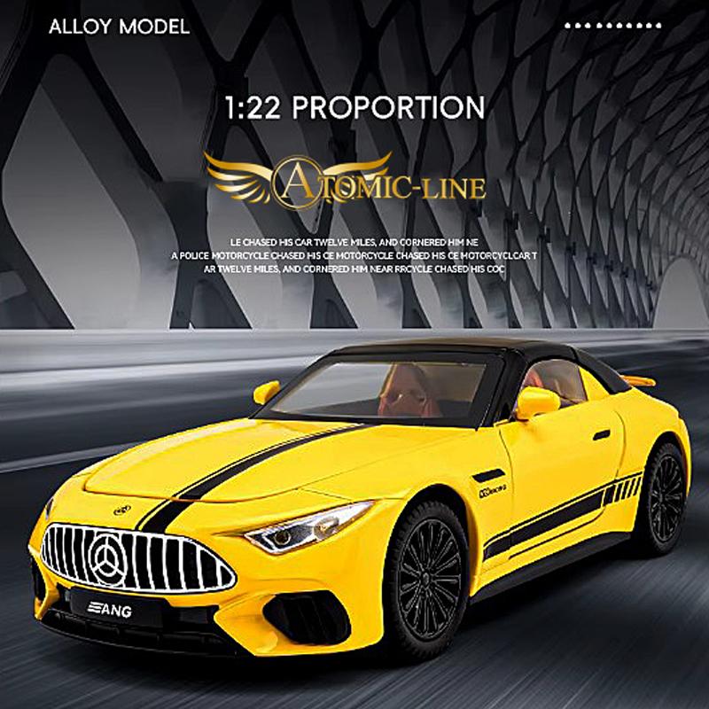 メルセデス ベンツ SL63 1/32 ミニカー 全3色 ライト点灯 エンジン