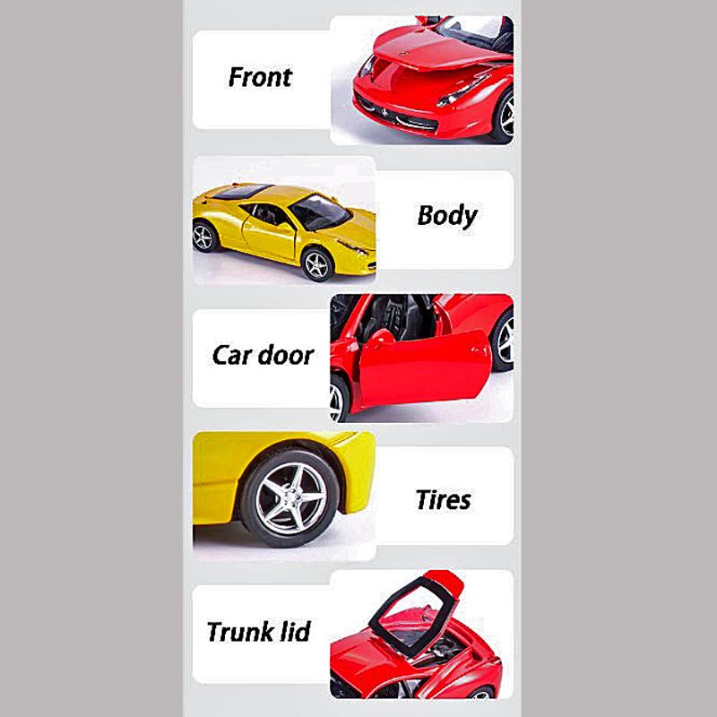 Ferrari（フェラーリ） Ferrari 458 1/32 ミニカー 全2色 ライト点灯