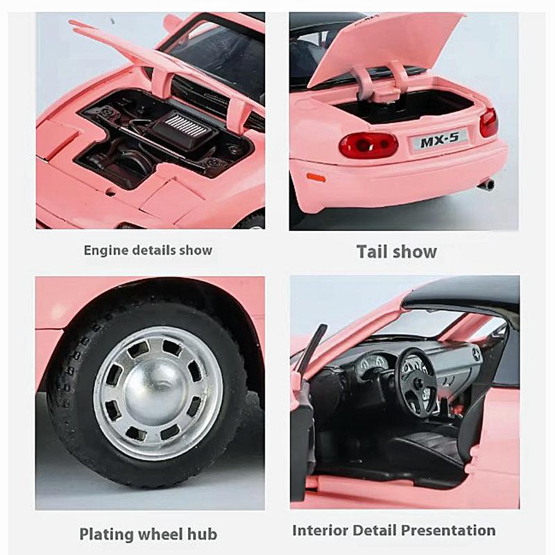 マツダ（Mazda） ユーノス ロードスター 1/24 ミニカー 全3色 ライト