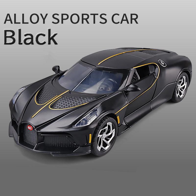 BUGATTI ラ・ヴォワチュール・ノワール 1/24 ミニカー 全4色 ライト