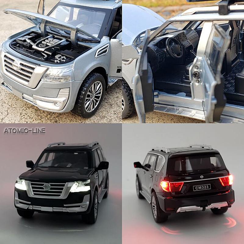 日産（NISSAN） サファリ PATROL 1/32 ミニカー 全3色 ライト点灯