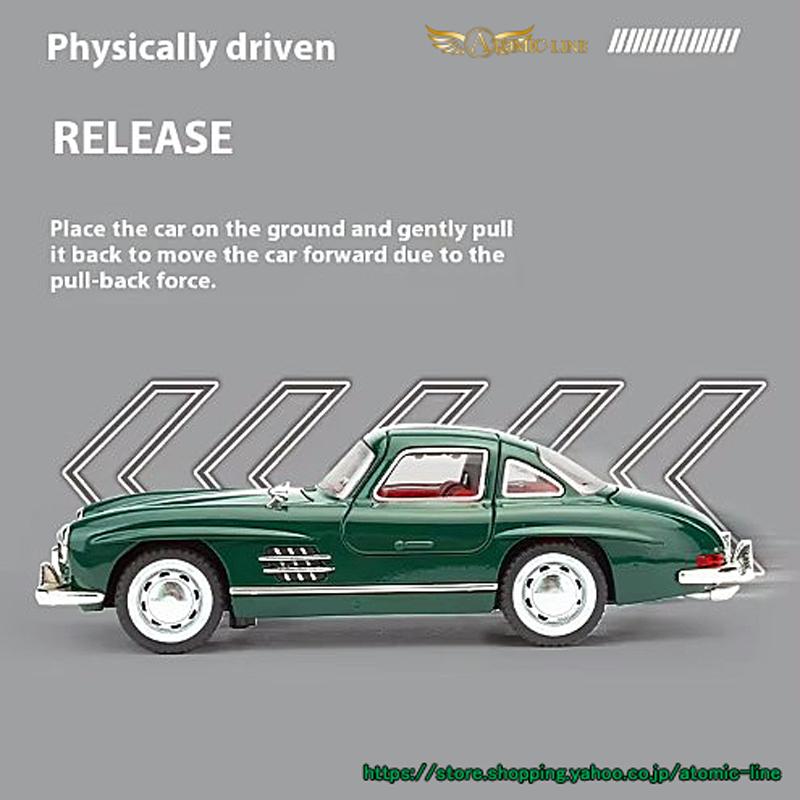 1954年 メルセデス ベンツ 300SL クーペ 1/32 ミニカー 全4色 ライト