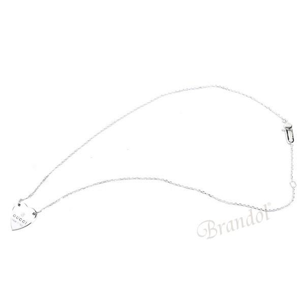 GUCCI（グッチ） ネックレス レディース ハート プレート ペンダント