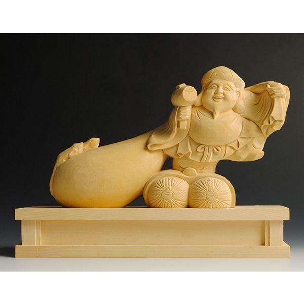 大黒天と大黒鼠】大きな七宝袋、強力に運気アップ、縁起物 送料無料