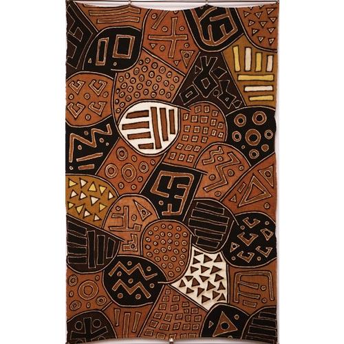 アフリカ マリ共和国 ボゴラン DX 生地 (L) No.26 泥染め布 コットン