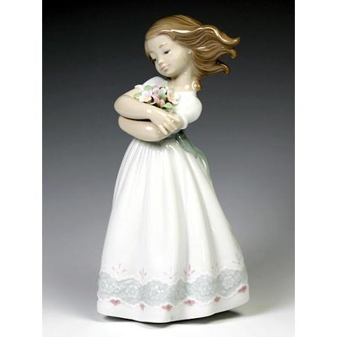 LLADRO（リヤドロ） リヤドロ（Lladro リアドロ 陶器人形 置物） 花と