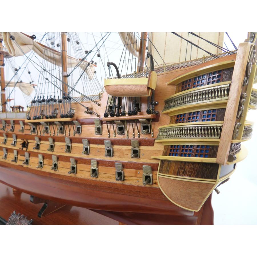 帆船模型 完成品 木製 HMS ヴィクトリー号 Victory 全長97cm T034
