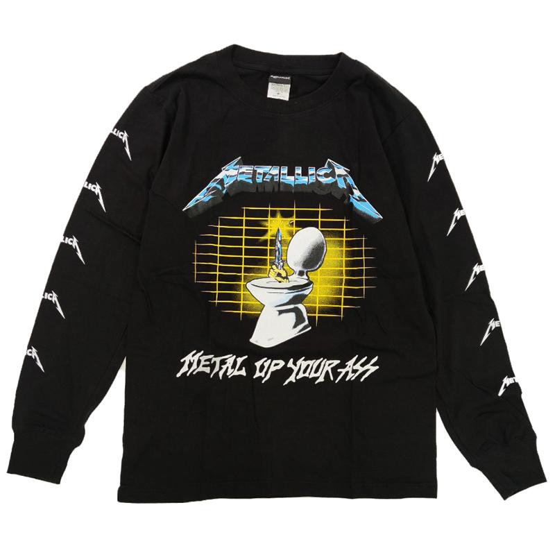 メタリカ Tシャツ 長袖 ロンT metallica ロングスリーブ ヘビメタT