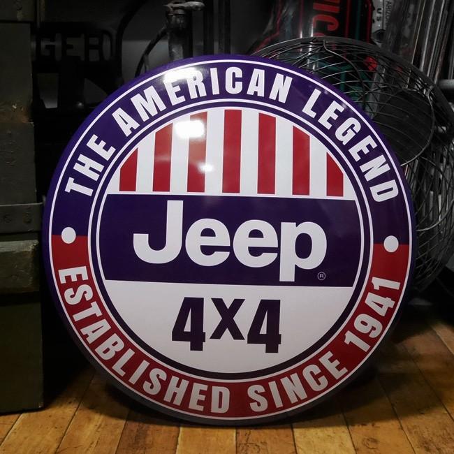 JEEP メタルドームサイン ブリキ看板 ジープ インテリア : アメリカン