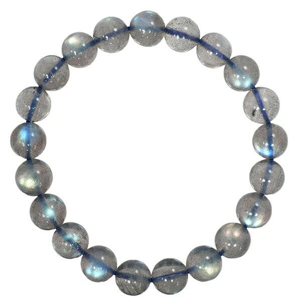 ラブラドライト ブレスレット 最高品質 9mm 18cm 天然石