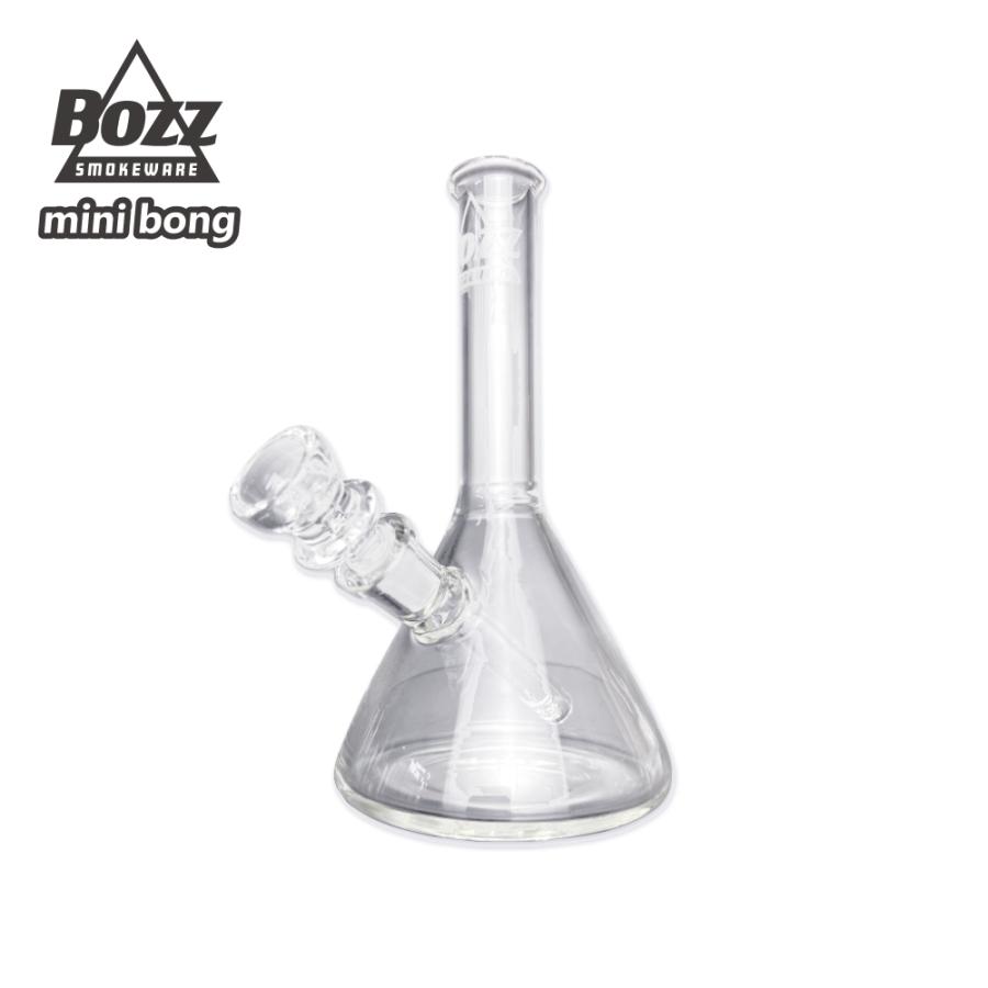 喫煙具 ガラスボング BOZZ Glass Mini Bong (001) ミニサイズ 水パイプ