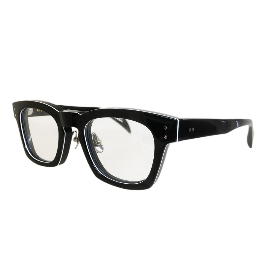 杉本圭 スギモトケイ KS-158 Col.28 ブラック2(白ライン) メガネ