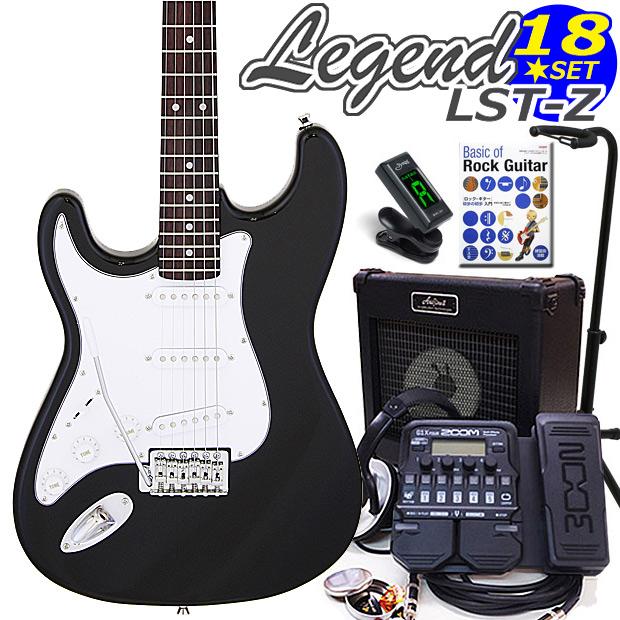 Aria Proll エレキギター 左利き 初心者セット ZOOM G1XFour付 LST-Z