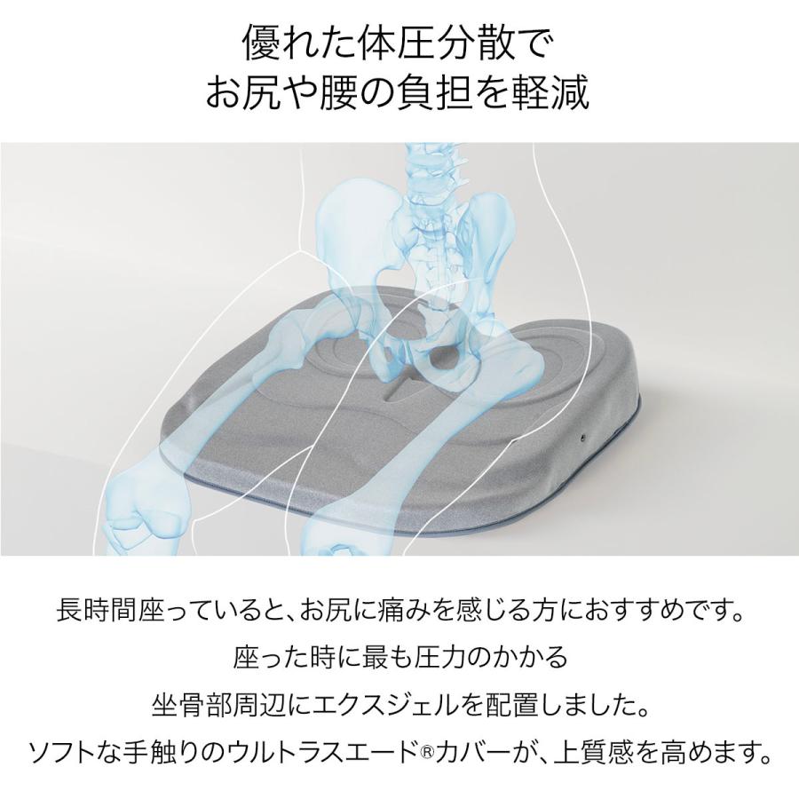 EXGEL（エクスジェル） ジェルクッション クッション 腰 腰痛 腰痛対策