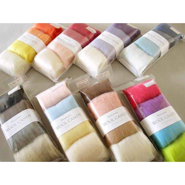 ウールキャンディ フェルト羊毛4色セット H441-120 実店舗取寄せ品