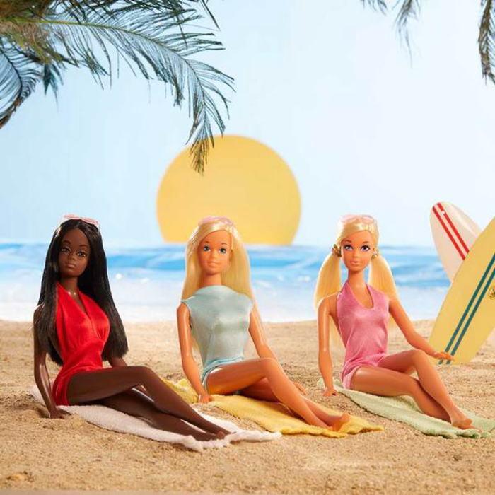 バービー&フレンズ マリブギフトセット PJ クリスティー 復刻版 ドール