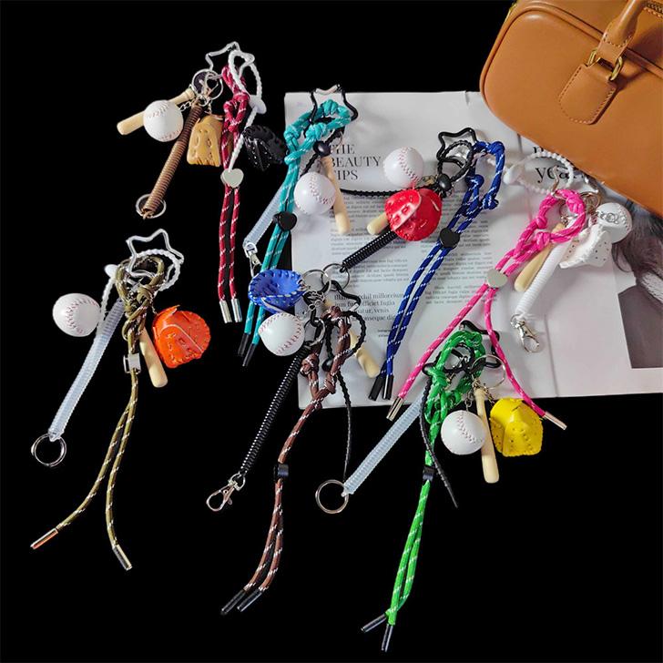 キーホルダー ストラップ チャーム バッグ スマホ アクセサリー パラ
