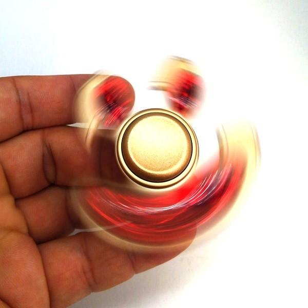 ハンドスピナー フィジェットスピナー ストレス解消 ADHD用 脳トレ(Fi