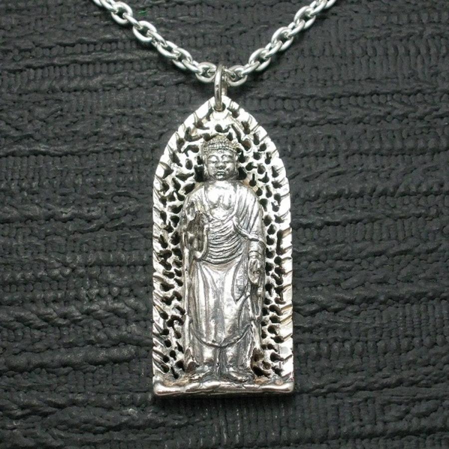 ペンダント 仏像 阿弥陀如来 メンズ シルバー925 ネックレス