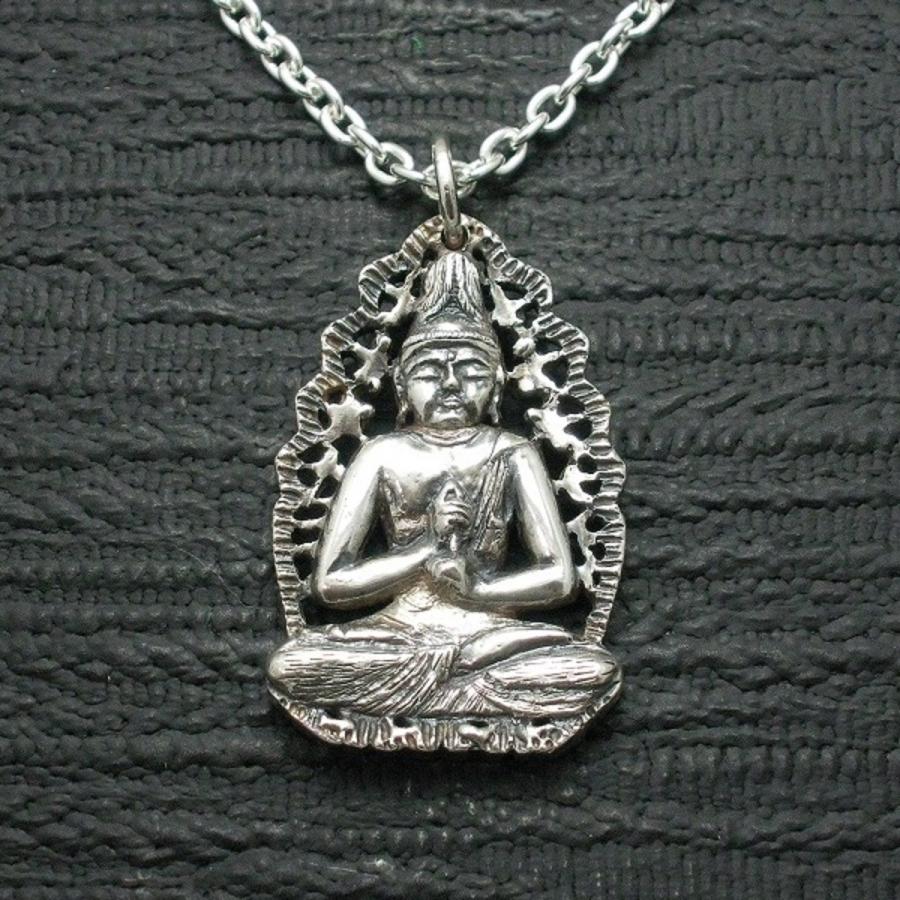 ペンダント 仏像 大日如来 メンズ シルバー925 ネックレス : お守り