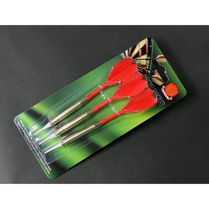 ダーツ矢 ソフトチップ ハウスダーツ3本セット PRO DARTS仕様 レッド