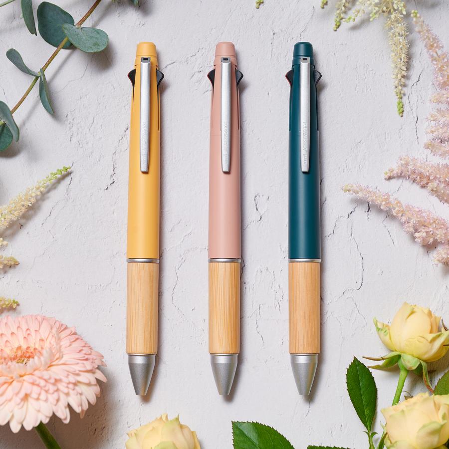 ジェットストリーム 4&1 BAMBOO 限定 4色 ボールペン 三菱鉛筆 MSXE5
