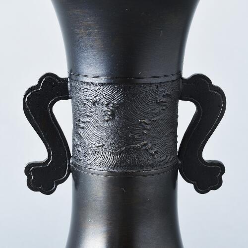 晴波 生け花 花器 銅器 花瓶 フラワーベース : フラワーショップ花楽