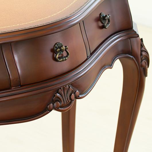 コンソールテーブル 高級 アンティーク 猫脚 ブラウン コンソール