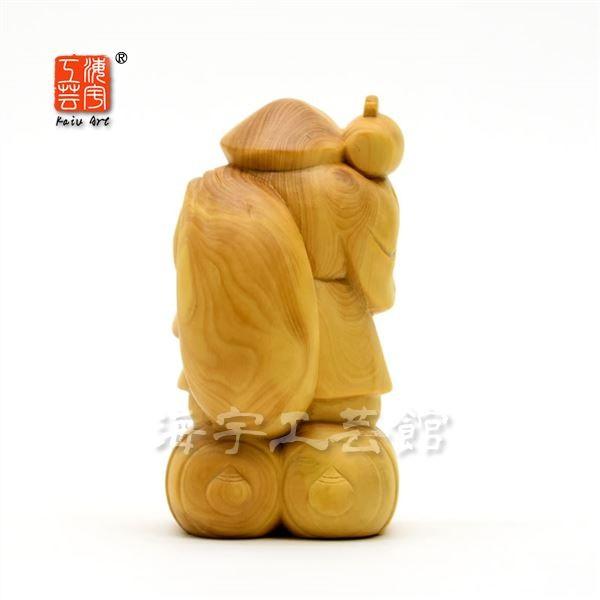 商売繁盛・開運 木彫り仏像 【大黒天（大黒尊天）】 柘植 高さ10cm