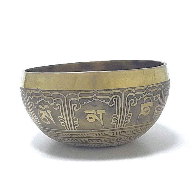 シンギングボウル 7メタル 直径約15.8cm 重さ約626g リン棒