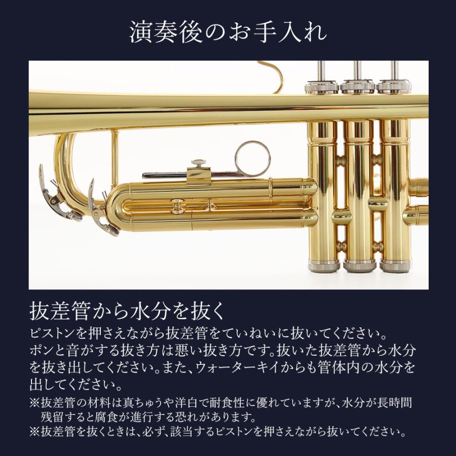初心者セット 初心者入門 トランペット 5点セット Bb B フラット黄銅製