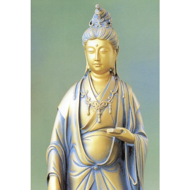 高村光雲 魚籃観音 （ブロンズ像） : 掛け軸・絵画の専門店 掛軸堂画廊