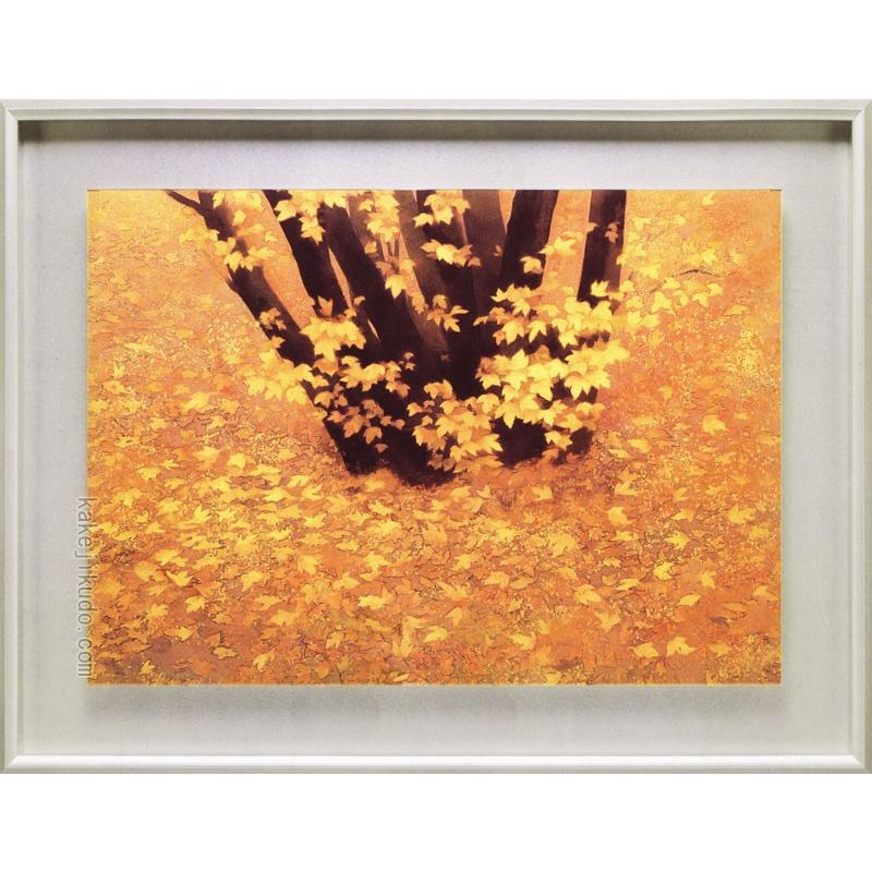 東山魁夷 絵画 行く秋 【複製】【美術印刷】【巨匠】【変型特寸