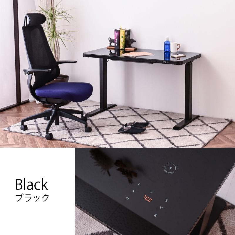 昇降デスク 昇降 高さ調節 幅115cm パソコンデスク コンパクト