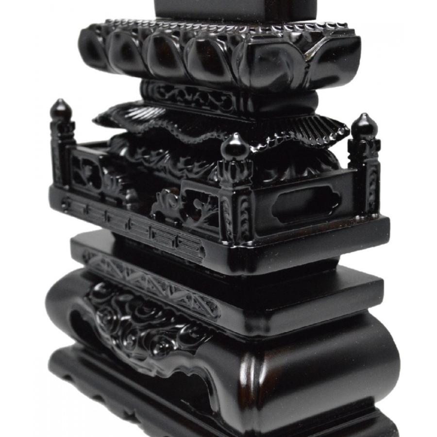 位牌 4.5寸 切高欄位牌 (黒檀・紫檀) 最高級位牌 送料無料 世界三大唐