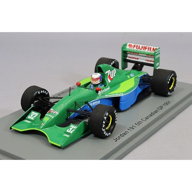 ミニカー/完成品 スパーク 1/43 ジョーダン 191 1991 F1 カナダGP 5位