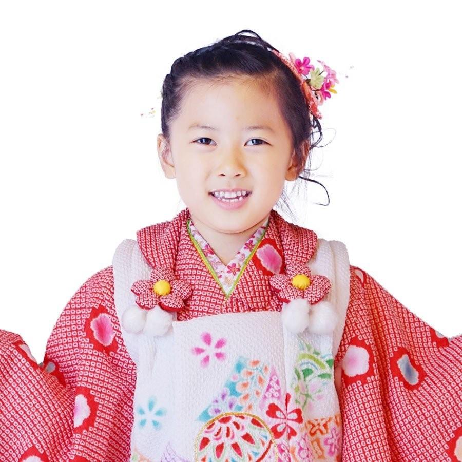 NISHIORI 総絞り レンタル商品 3歳の七五三 女の子 被布コート 着物