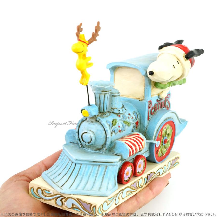 SNOOPY（スヌーピー） ジムショア 電車に乗るスヌーピーとウッド