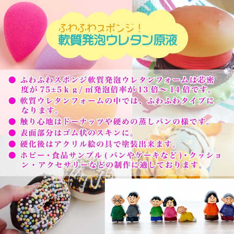 PROST ふわふわスポンジ！軟質発泡ウレタン原液 1kgセット : PROST