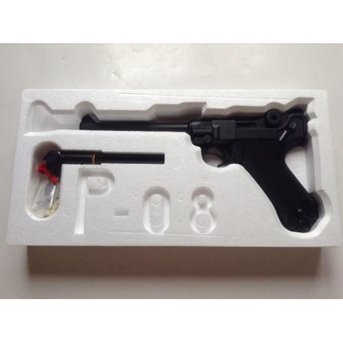 タナカワークス ルガー P08 6インチ R-Type HW ブラック ガスガン ガス